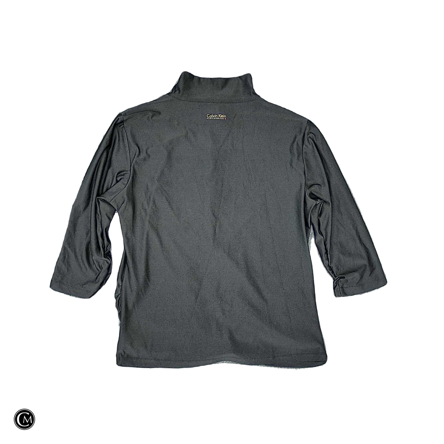 Athletic Jacket By Calvin Klein In Black, Size: M image 2