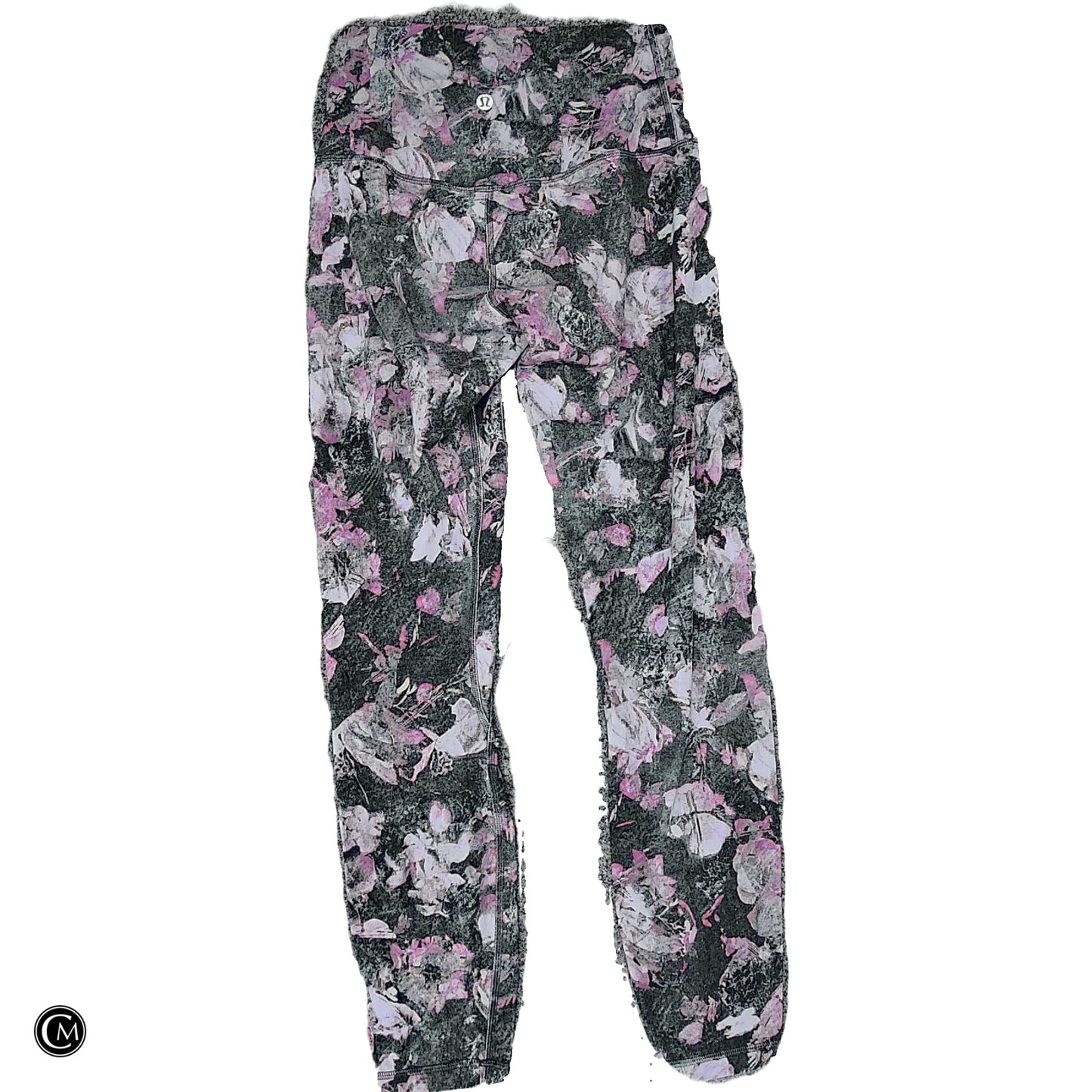 Athletic Leggings By Lululemon In Grey & Purple, Size: S image 2