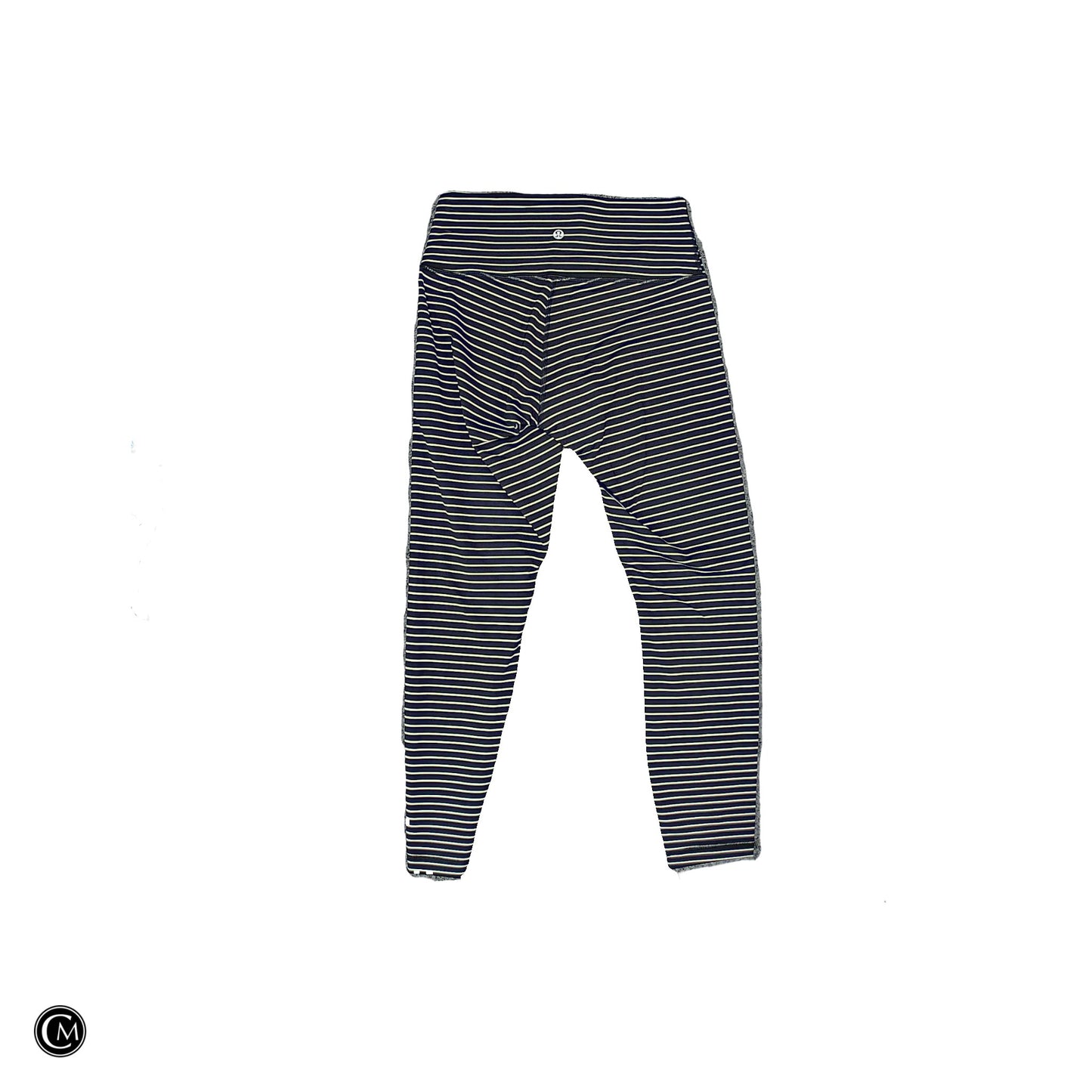 Athletic Leggings By Lululemon In Striped Pattern, Size: M image 2