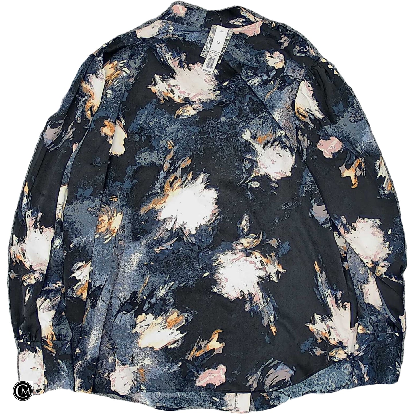 Blouse Ls By Limited In Navy, Size: L image 2
