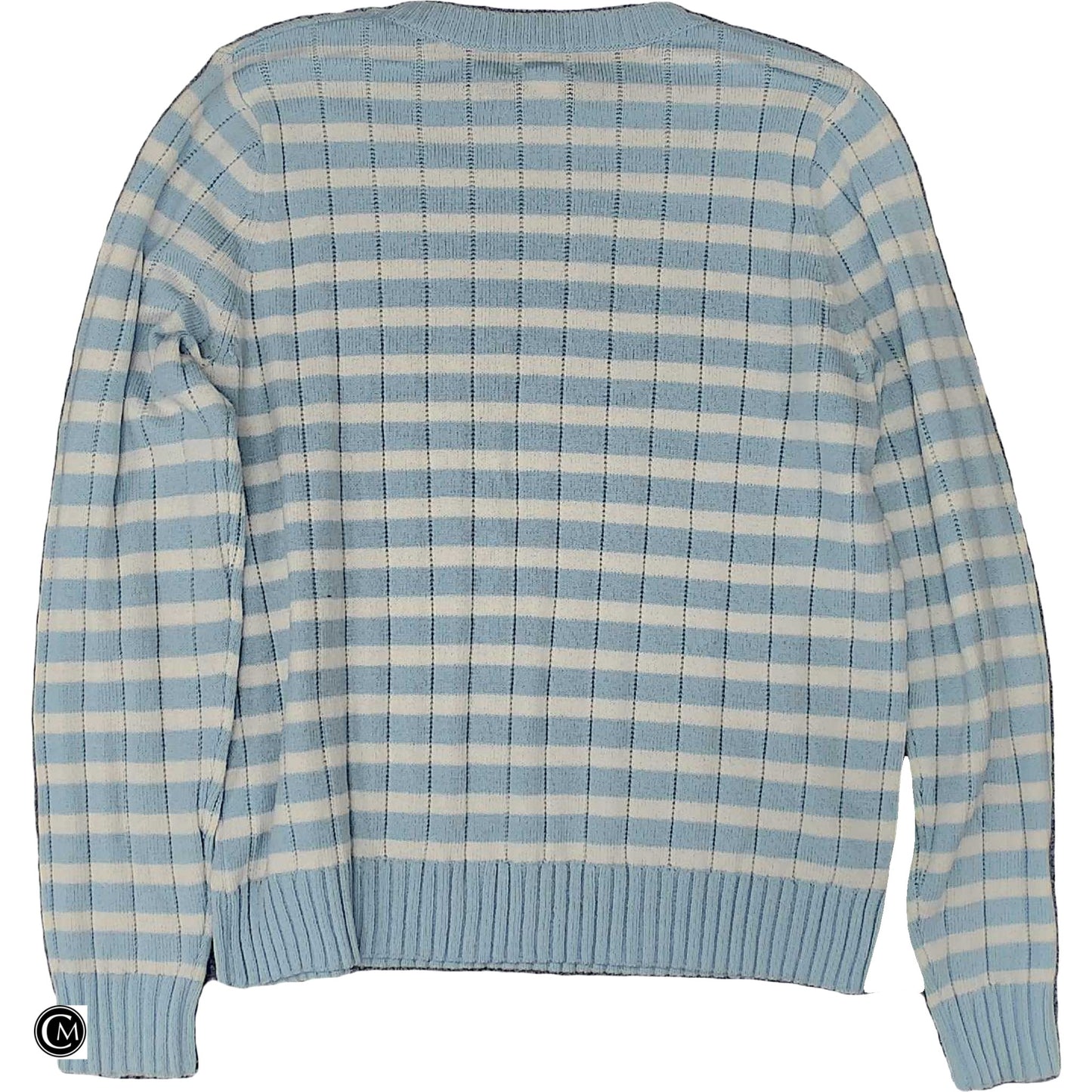 Sweater By Caslon In Blue & White, Size: M image 2