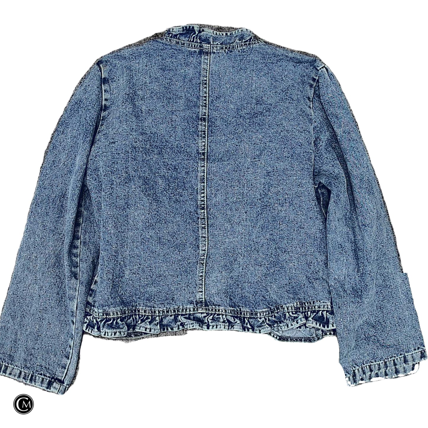 Jacket Denim By Clothes Mentor In Blue Denim, Size: Mp image 2