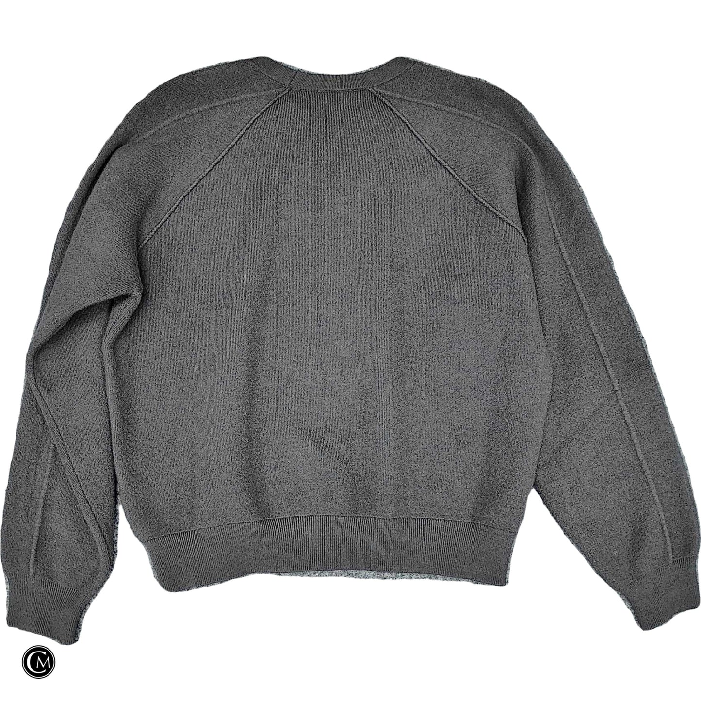 Sweatshirt Crewneck By Zara In Grey, Size: M image 2