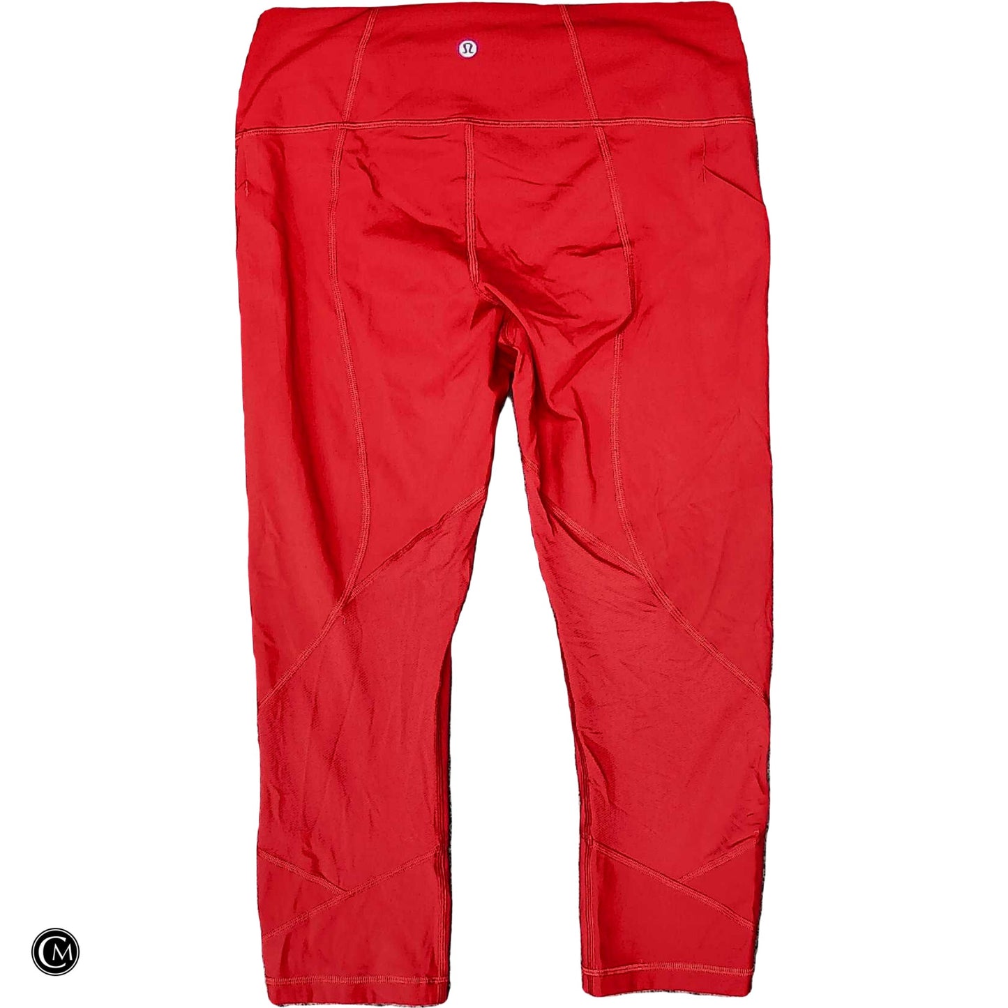 Athletic Leggings Capris By Lululemon In Red, Size: M image 2