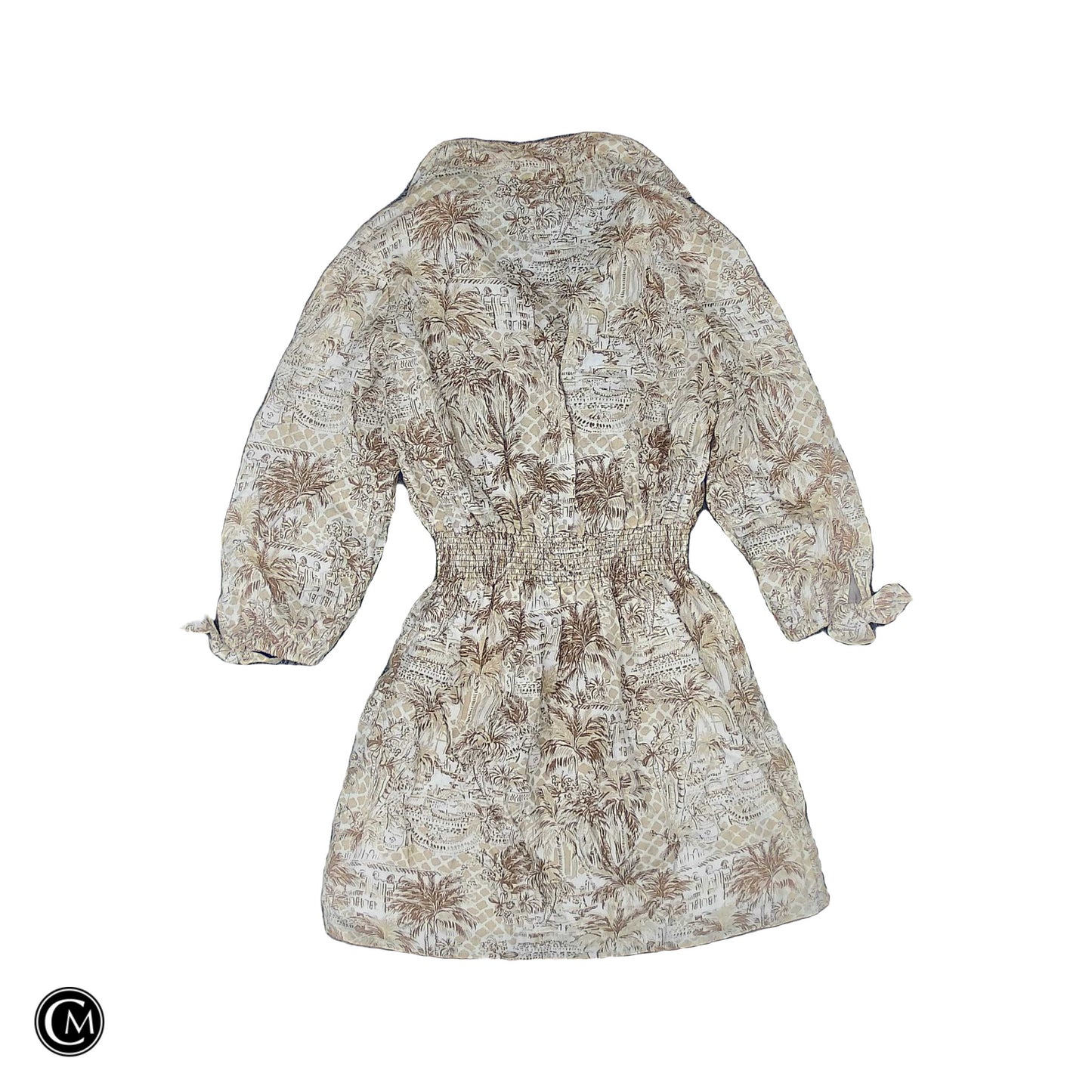 Dress Designer By Lilly Pulitzer In Brown & White, Size: S image 2