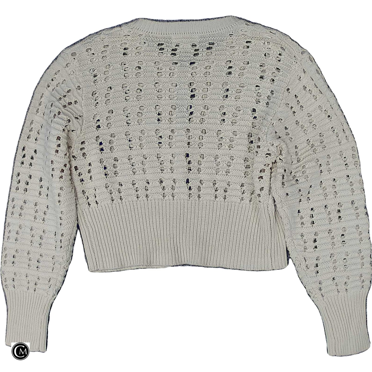 Sweater Cardigan By Jessica Simpson In Cream, Size: L image 2