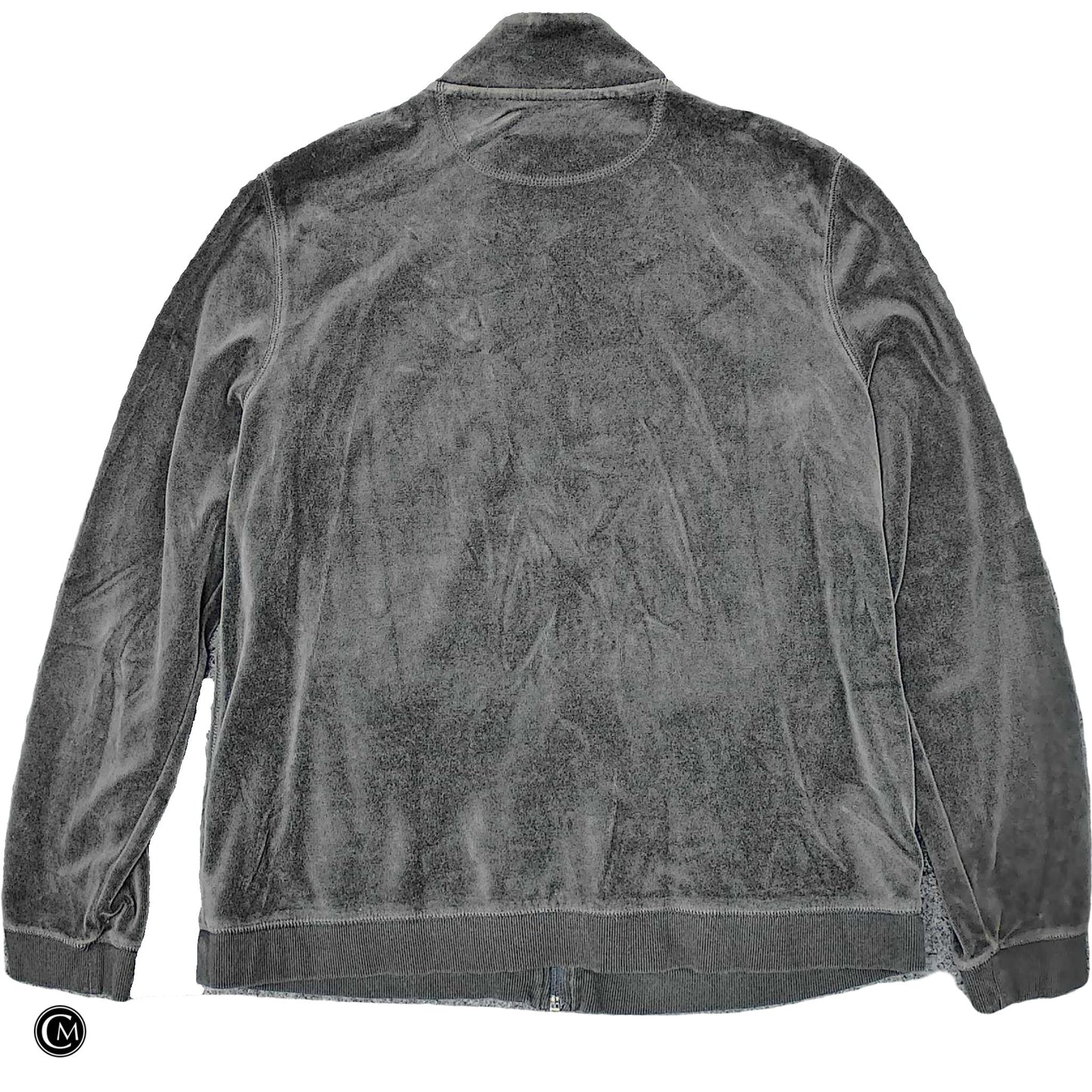 Athletic Jacket By Tek Gear In Grey, Size: Xl image 2