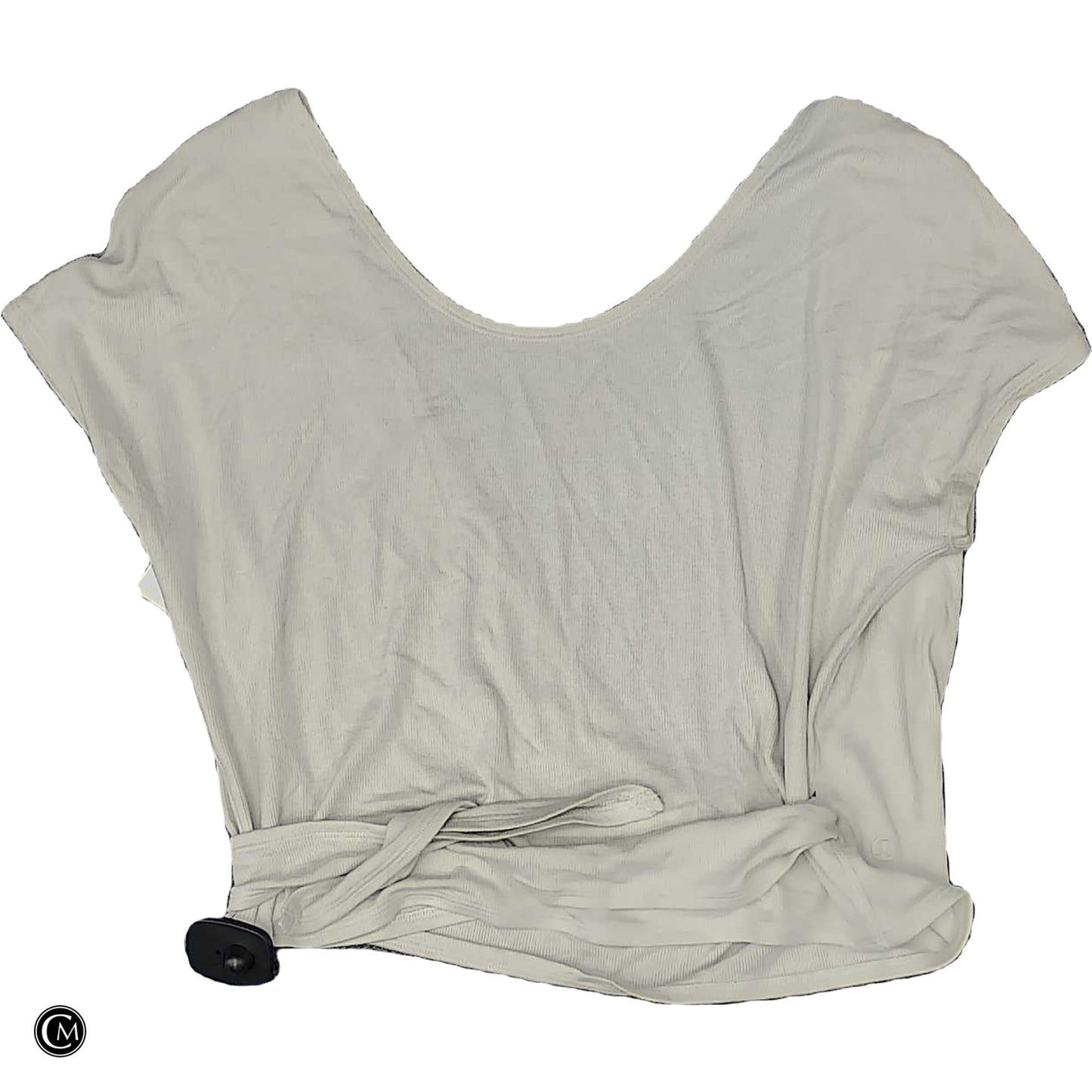 Athletic Top Ss By Lululemon In Cream, Size: S image 2