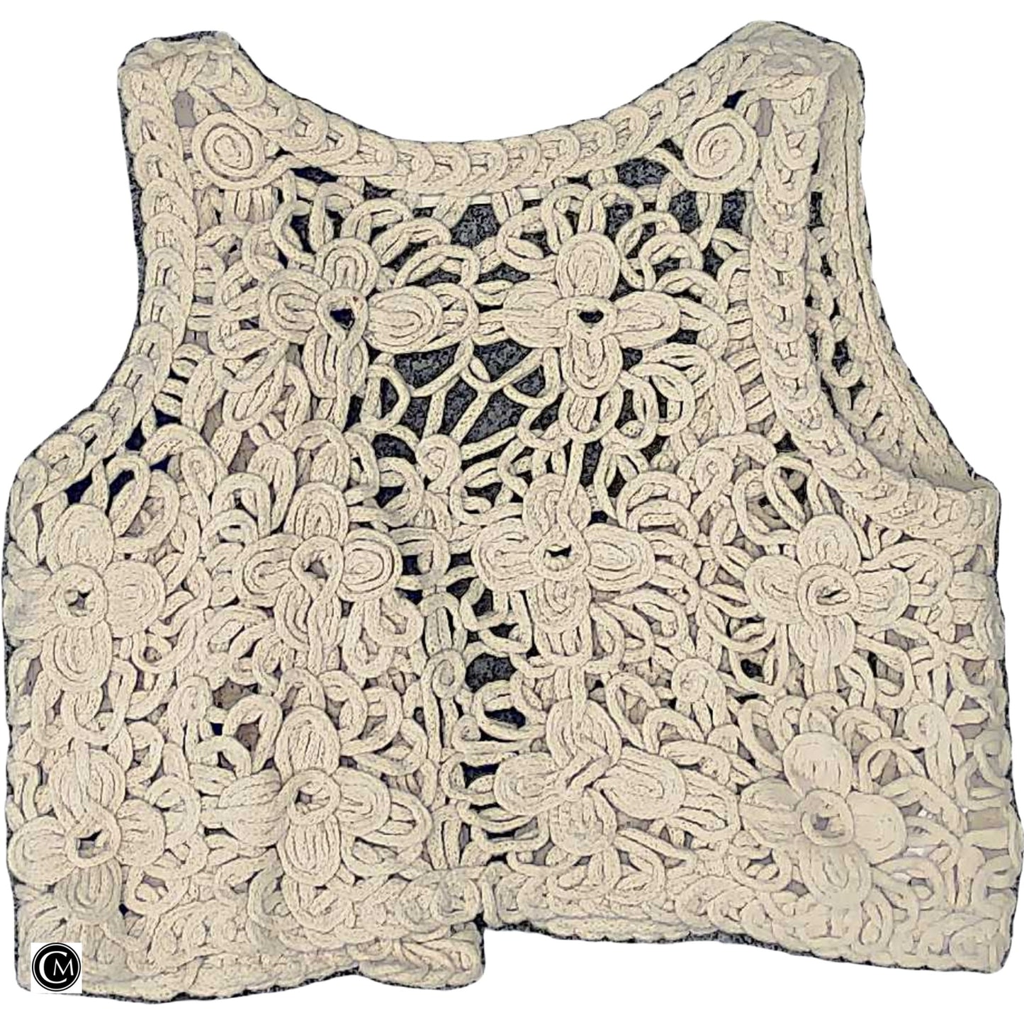 Vest Other By Anthropologie In Cream, Size: S image 2