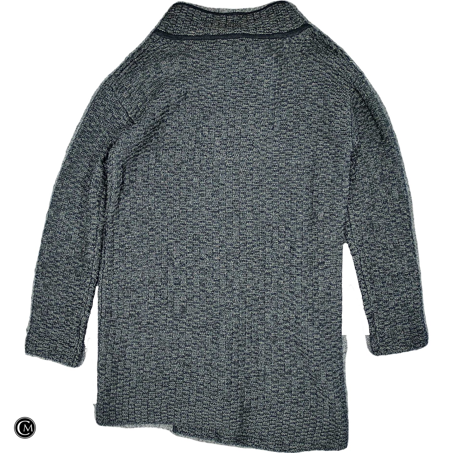 Sweater Cardigan By Nine West In Grey, Size: M image 2