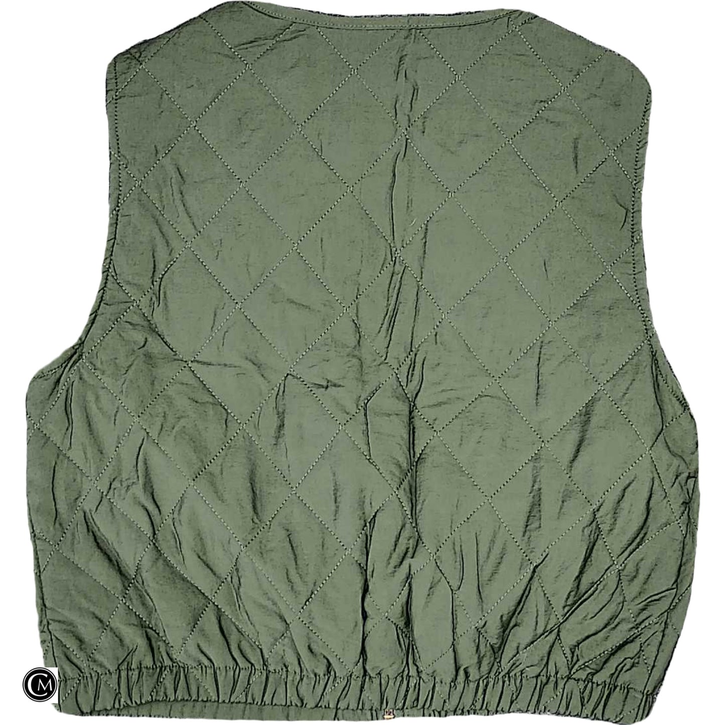 Vest Puffer & Quilted By Evereve In Green, Size: Xs image 2