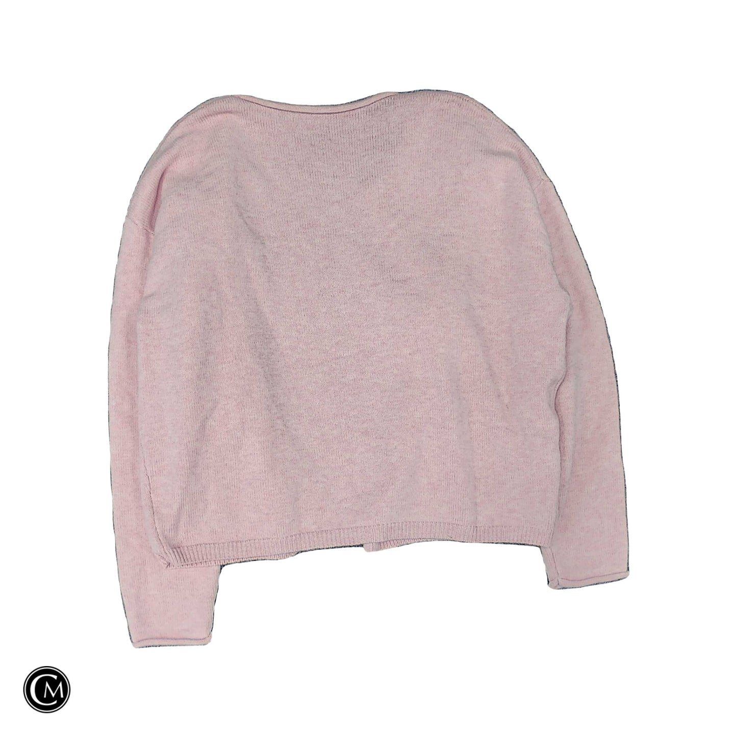 Sweater Cardigan By Clothes Mentor In Pink, Size: L image 2