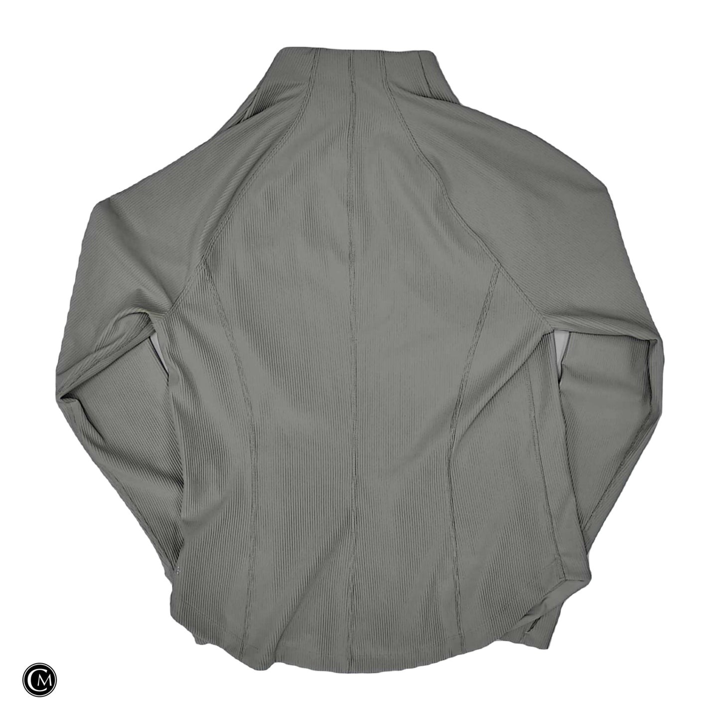 Athletic Jacket By Athleta In Cream, Size: L image 2