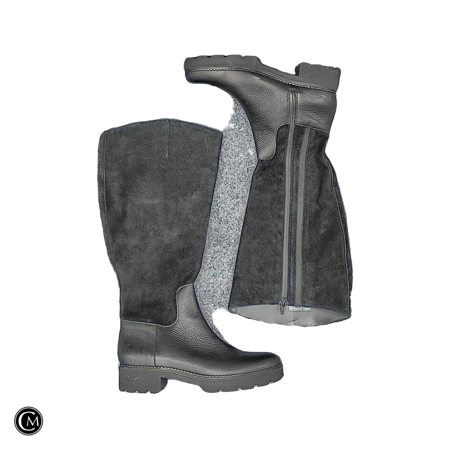 Boots Knee Heels By Vionic In Black, Size: 8.5 image 2