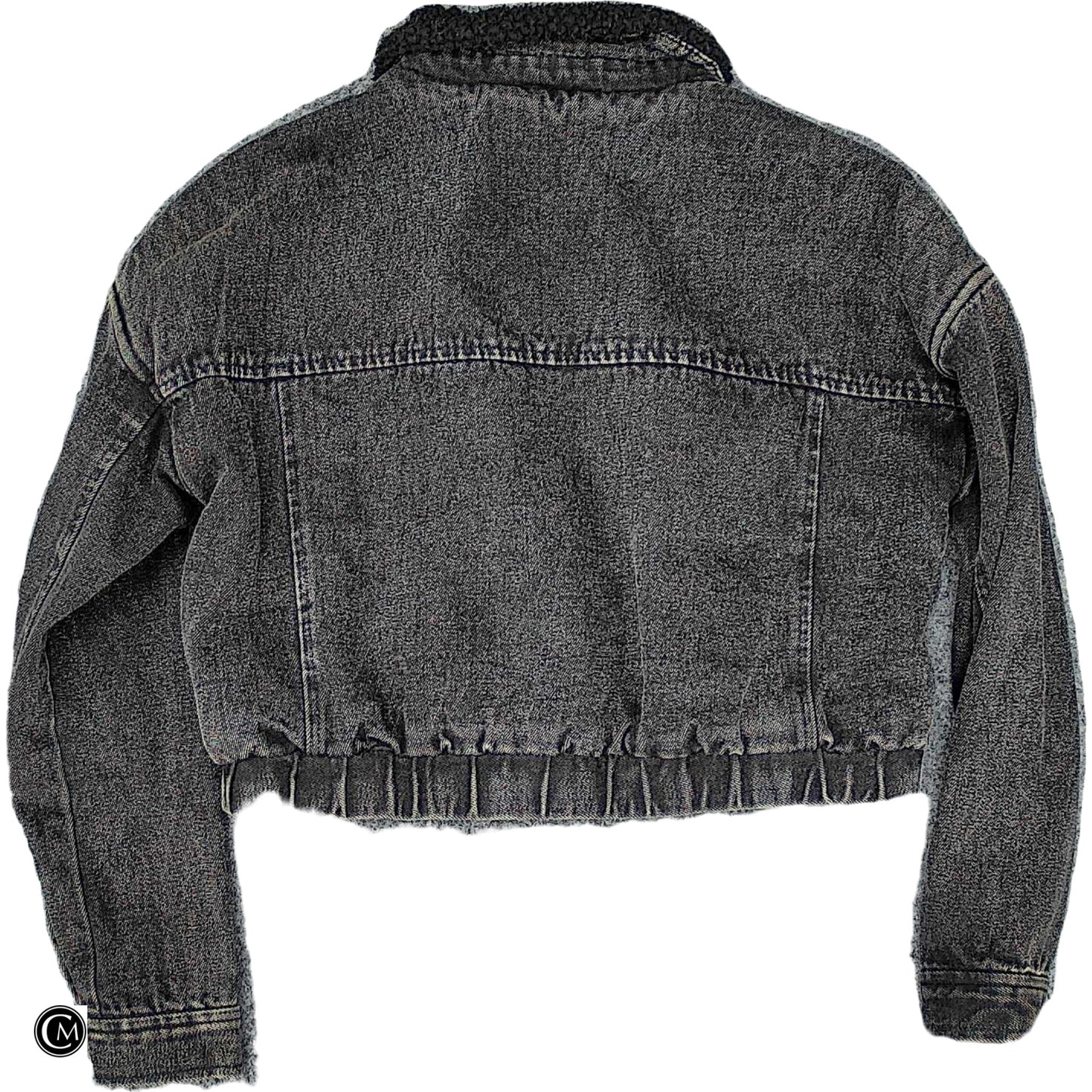 Jacket Denim By Highway In Black Denim, Size: S image 2