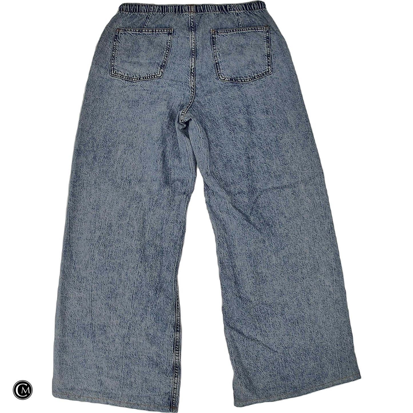 Jeans Wide Leg By Gap In Blue Denim, Size: 4 image 2
