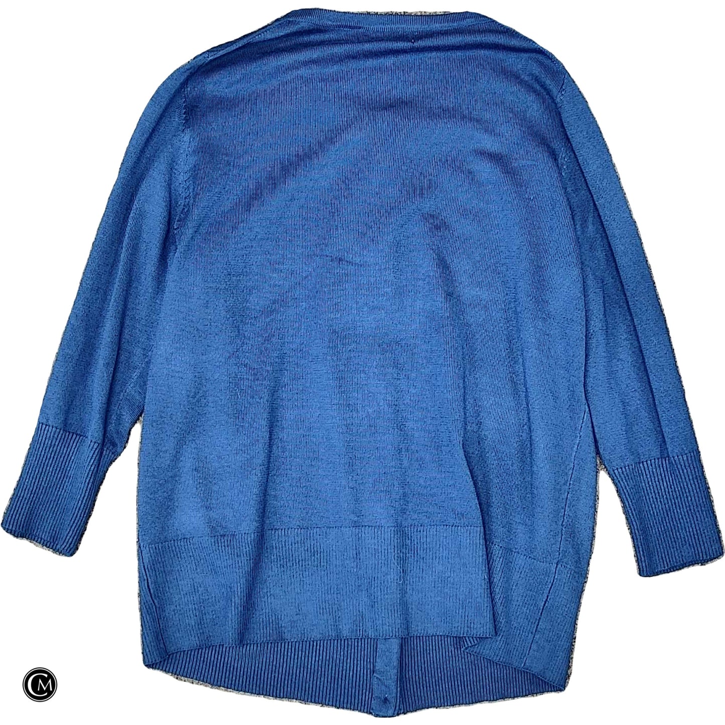 Cardigan By Grace In Blue, Size: L image 2
