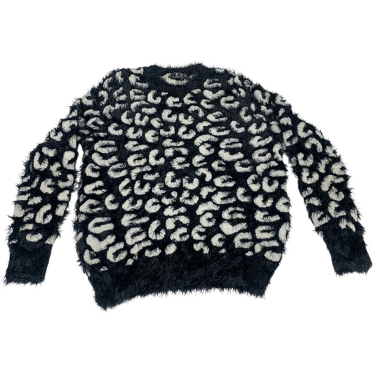 Sweater By Pol In Black & White, Size: M