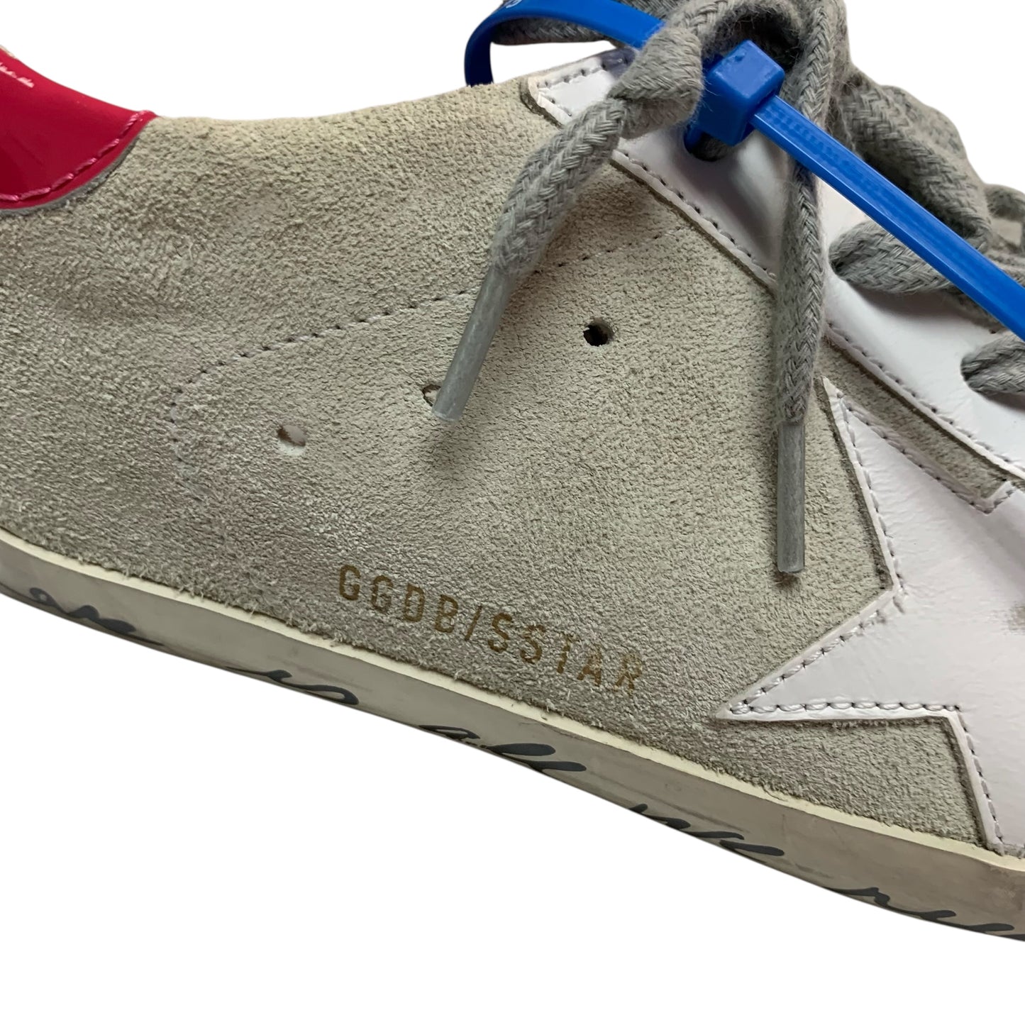 Shoes Luxury Designer By Golden Goose In Grey, Size: 8