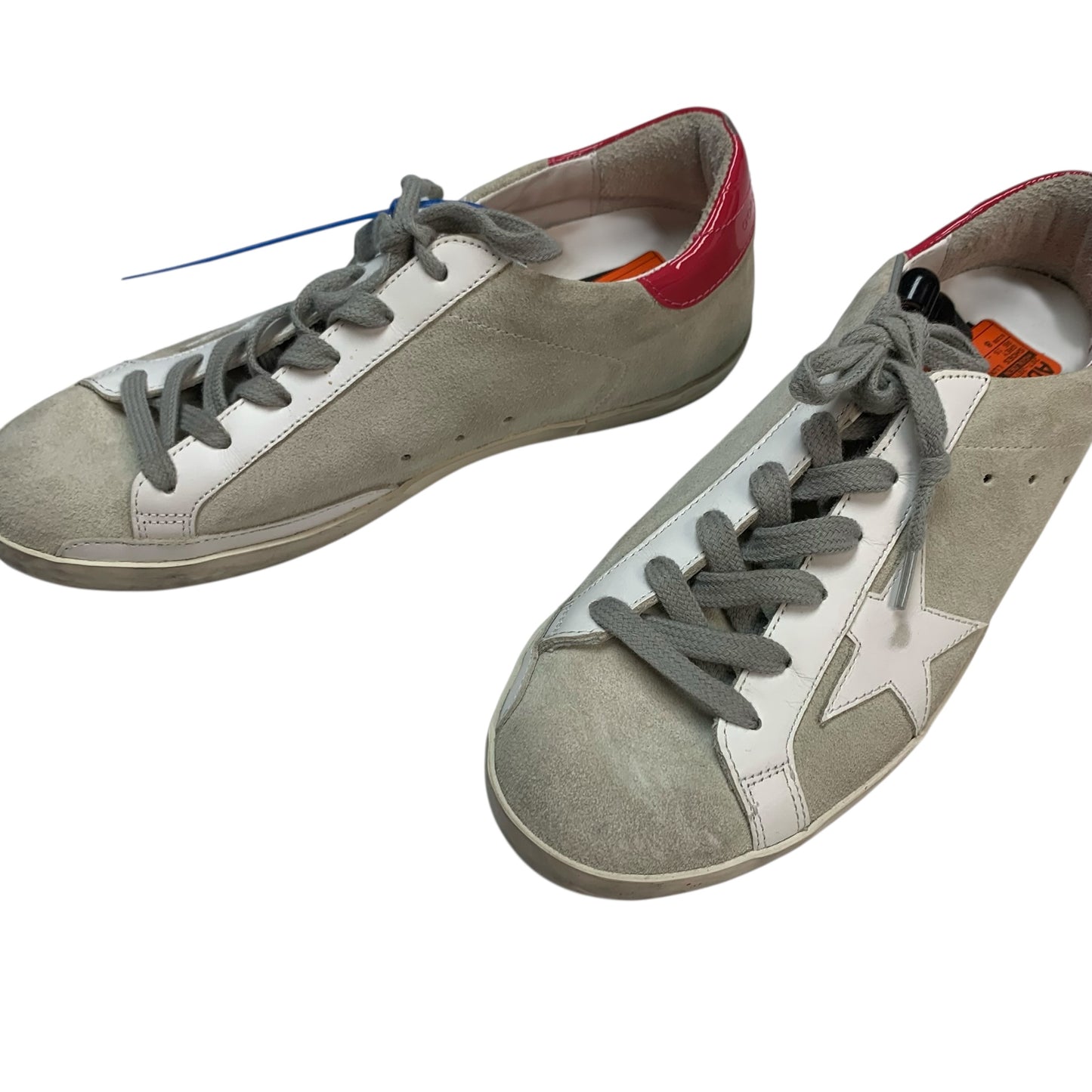 Shoes Luxury Designer By Golden Goose In Grey, Size: 8