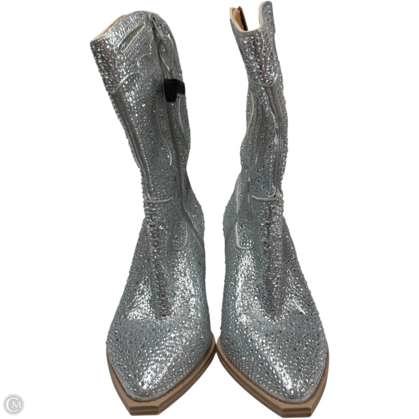 Boots Western By Crown Vintage In Silver, Size: 10