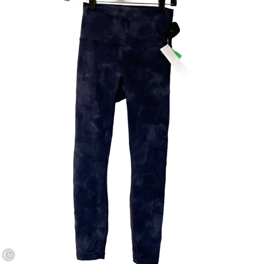 Athletic Leggings By Lululemon In Blue, Size: S