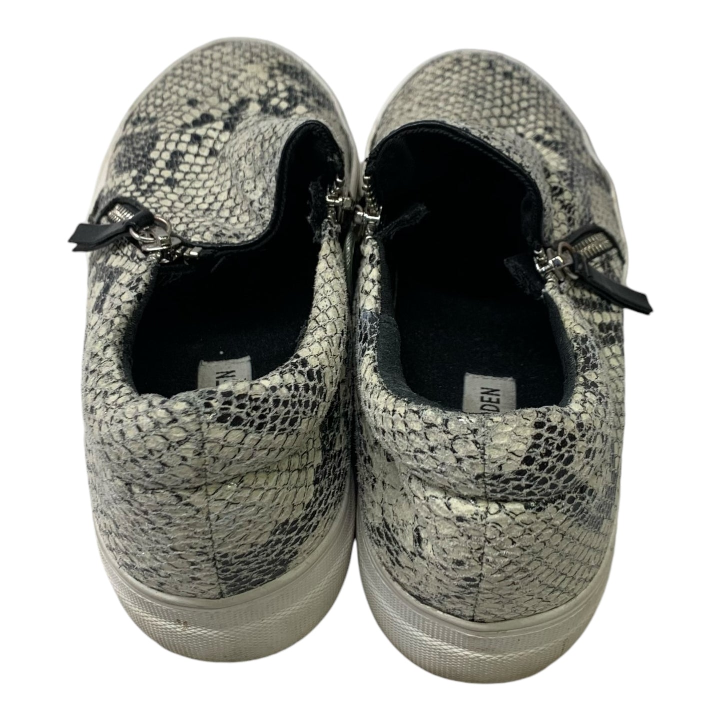 Shoes Heels Platform By Steve Madden In Snakeskin Print, Size: 7.5