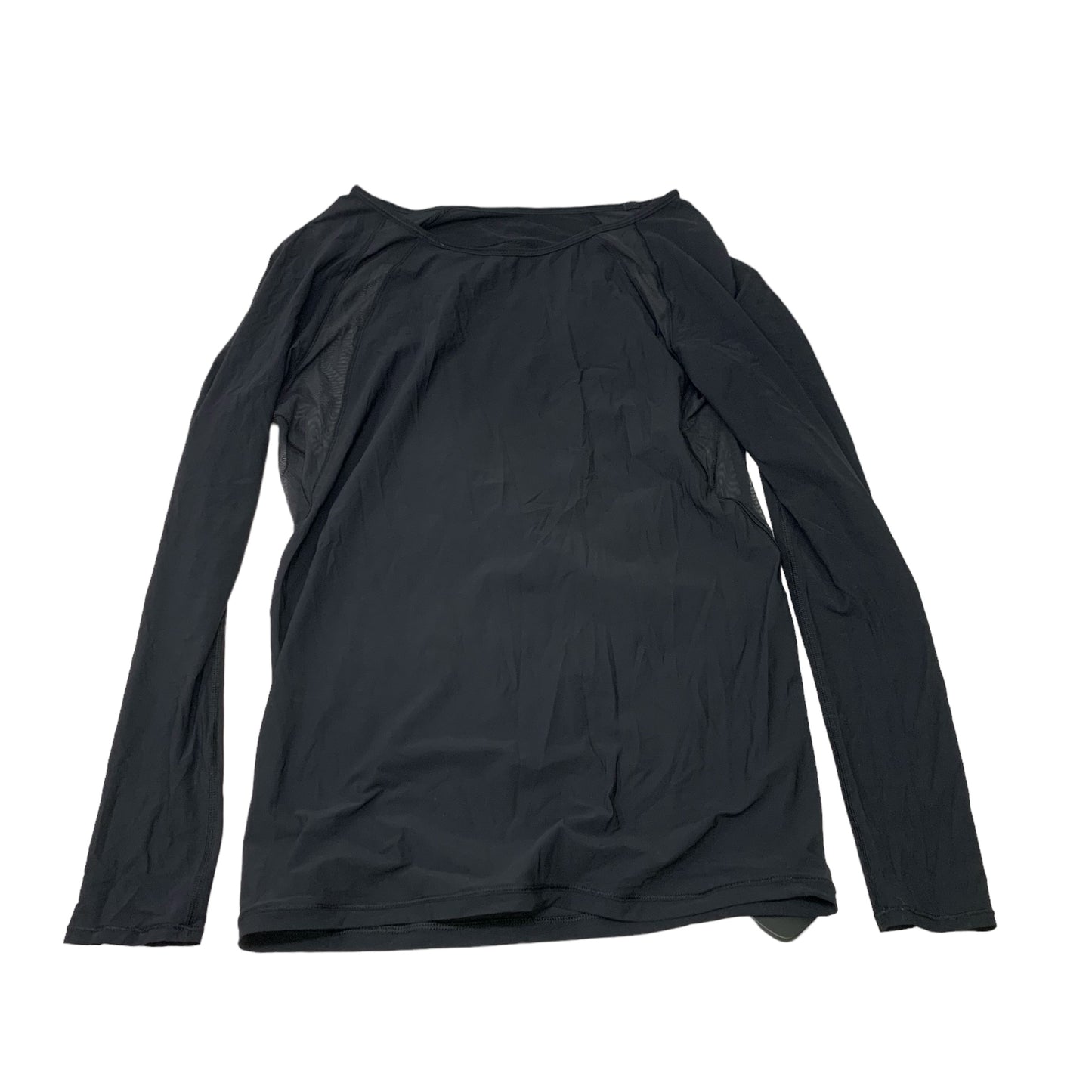 Athletic Top Long Sleeve Crewneck By Lululemon In Black, Size: S