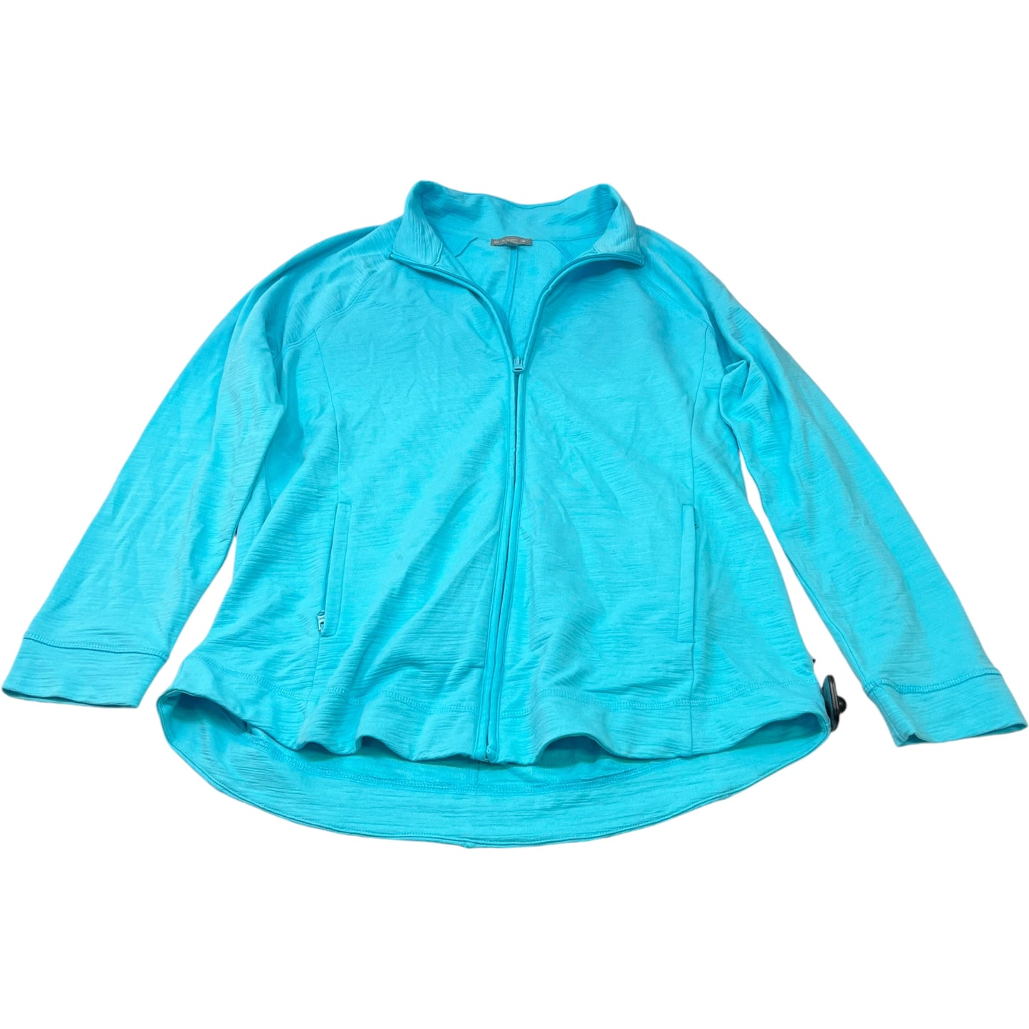 Athletic Jacket By Talbots In Blue, Size: L