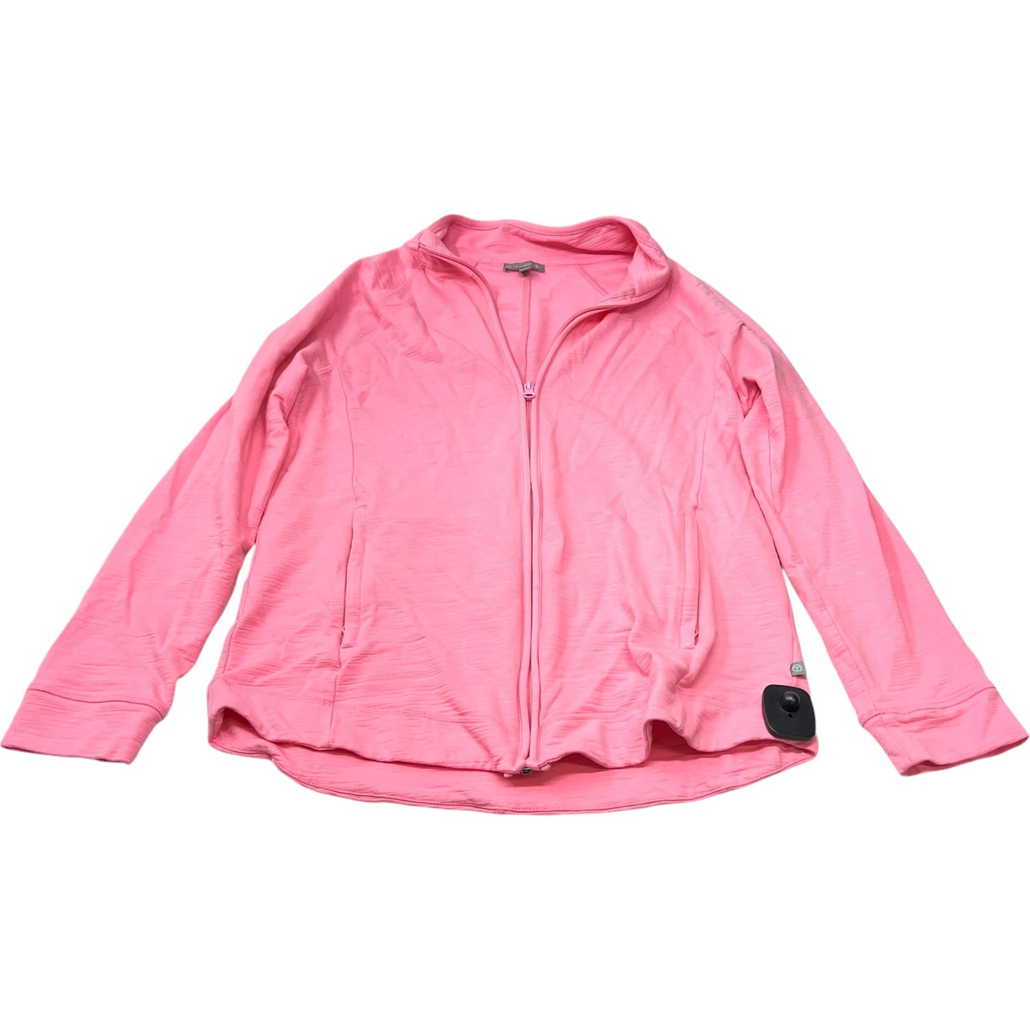 Athletic Jacket By Talbots In Pink, Size: L