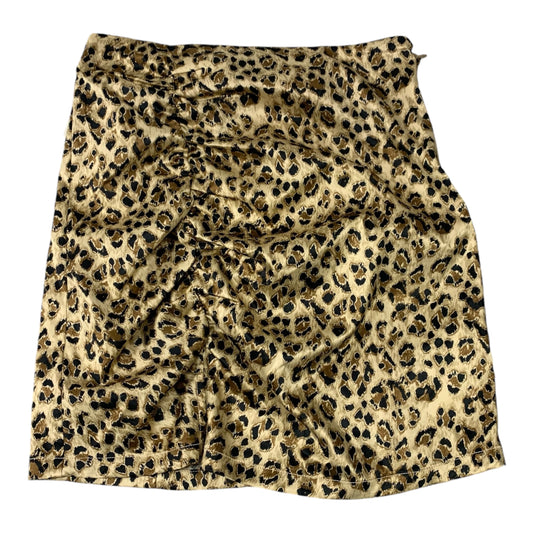 Skirt Mini & Short By Free People In Animal Print, Size: S