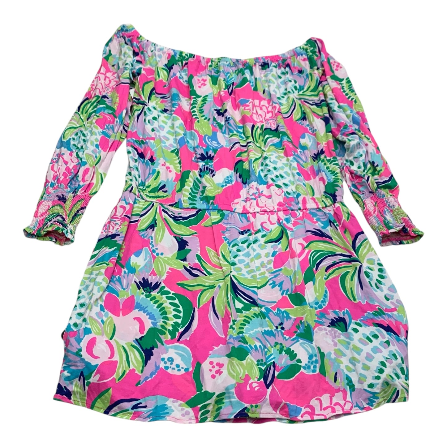 Romper Designer By Lilly Pulitzer In Multi-colored, Size: L