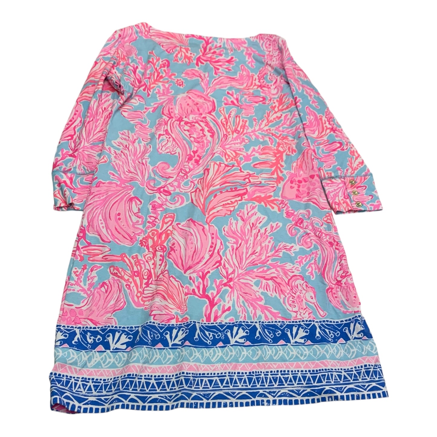 Dress Designer By Lilly Pulitzer In Blue & Pink, Size: S