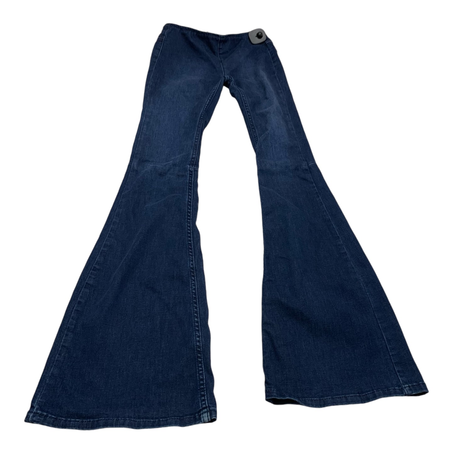 Jeans Flared By Free People In Blue Denim, Size: 0