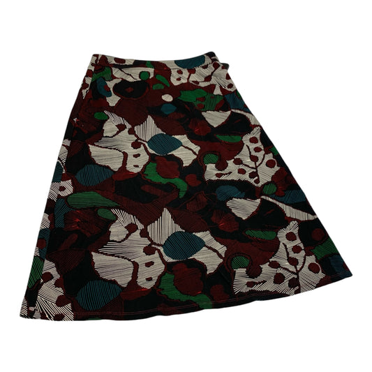 Skirt Midi By Isla Maude In Green & Red, Size: S