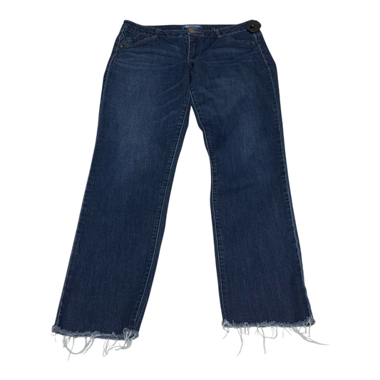 Jeans Straight By Democracy In Blue Denim, Size: 12