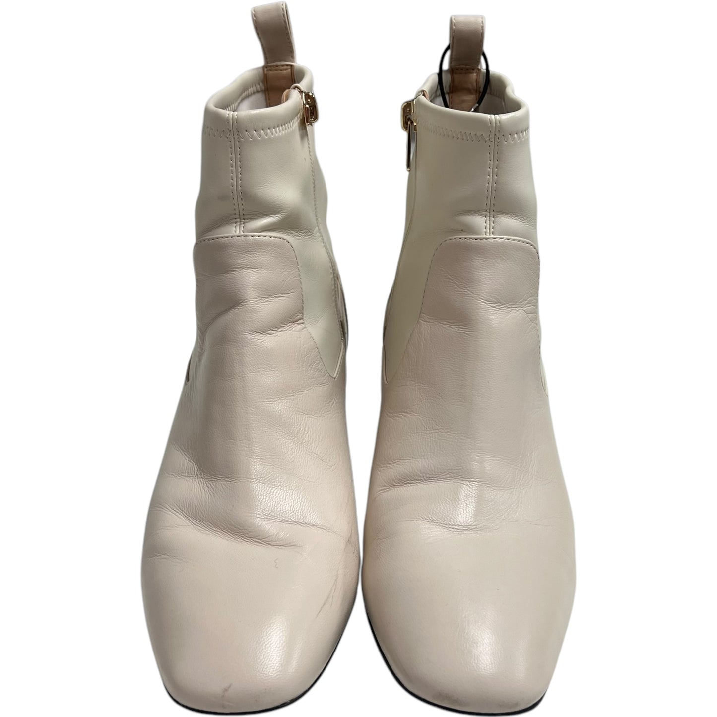 Boots Designer By Coach In Cream, Size: 10