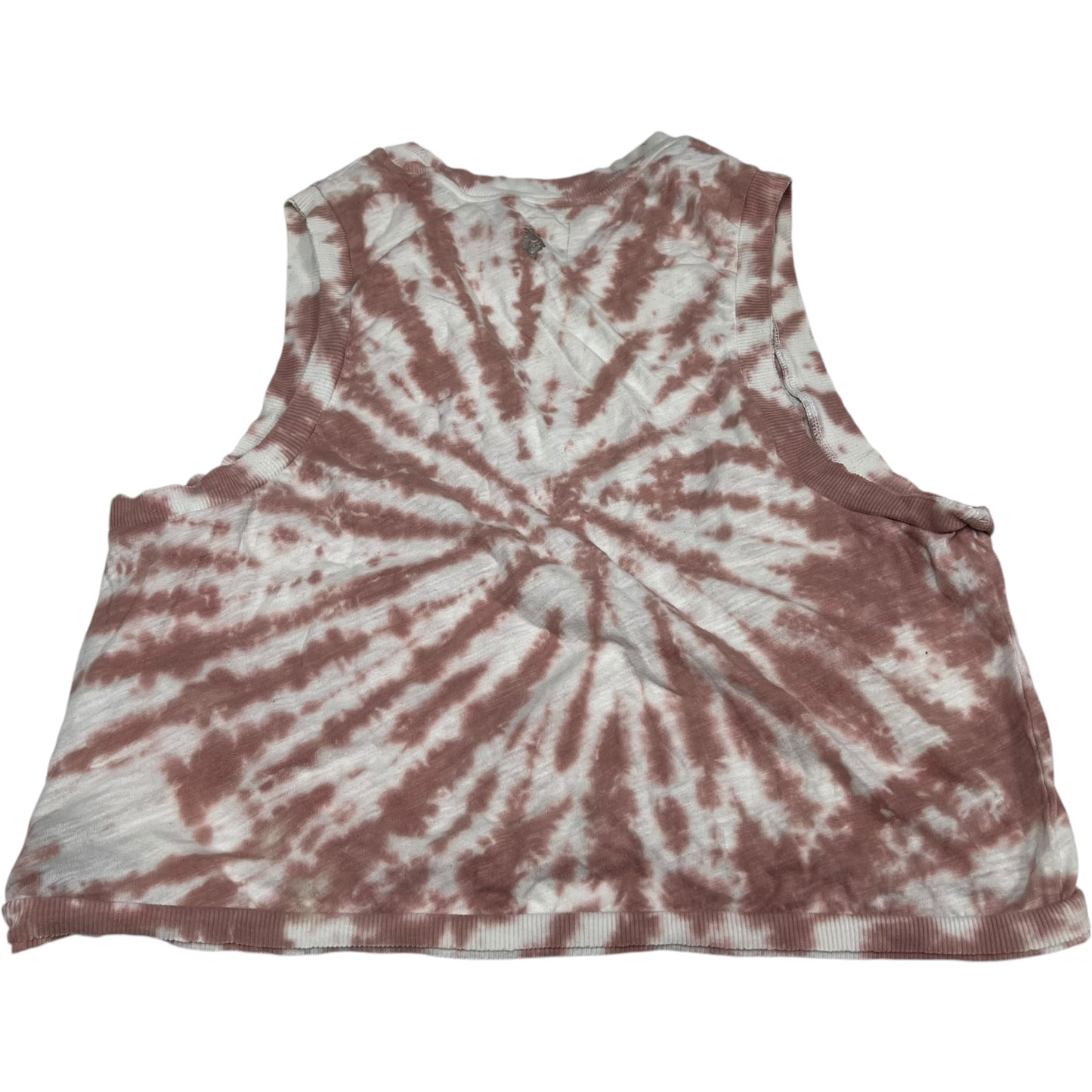 Athletic Tank Top By Free People In Pink & White, Size: S