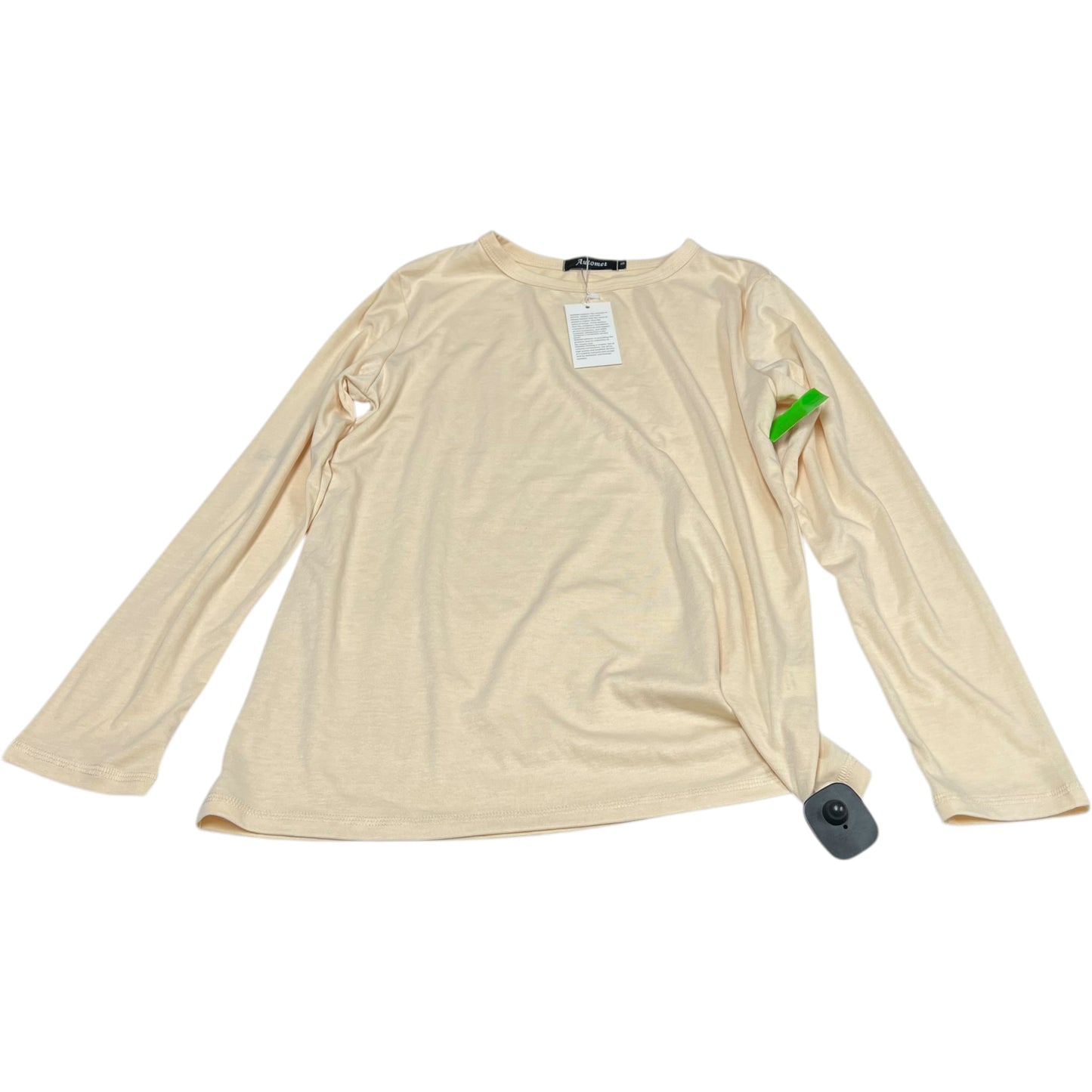 Top Long Sleeve Basic By Automet In Cream, Size: S