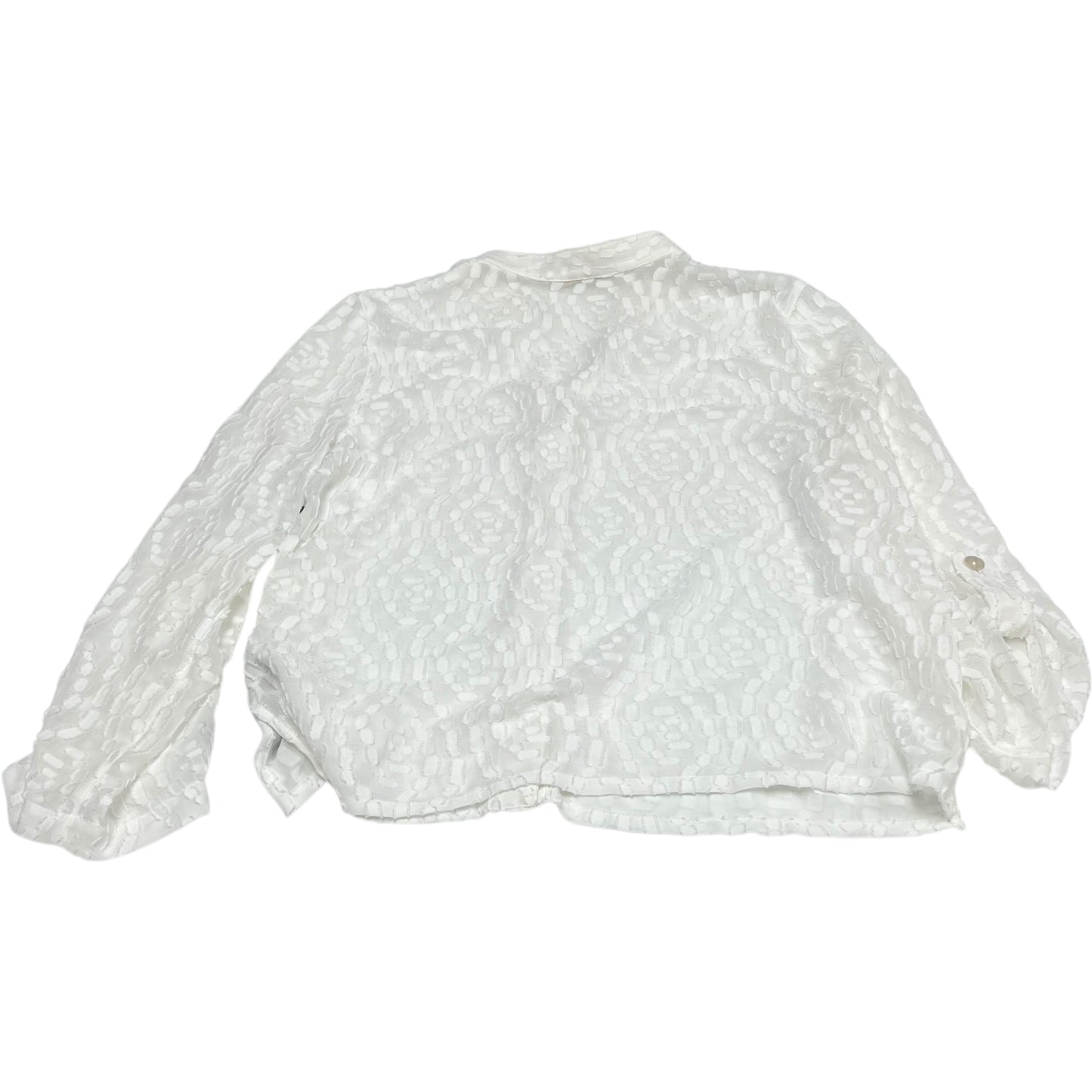 Top Long Sleeve By Ruby Rd In White, Size: Xl