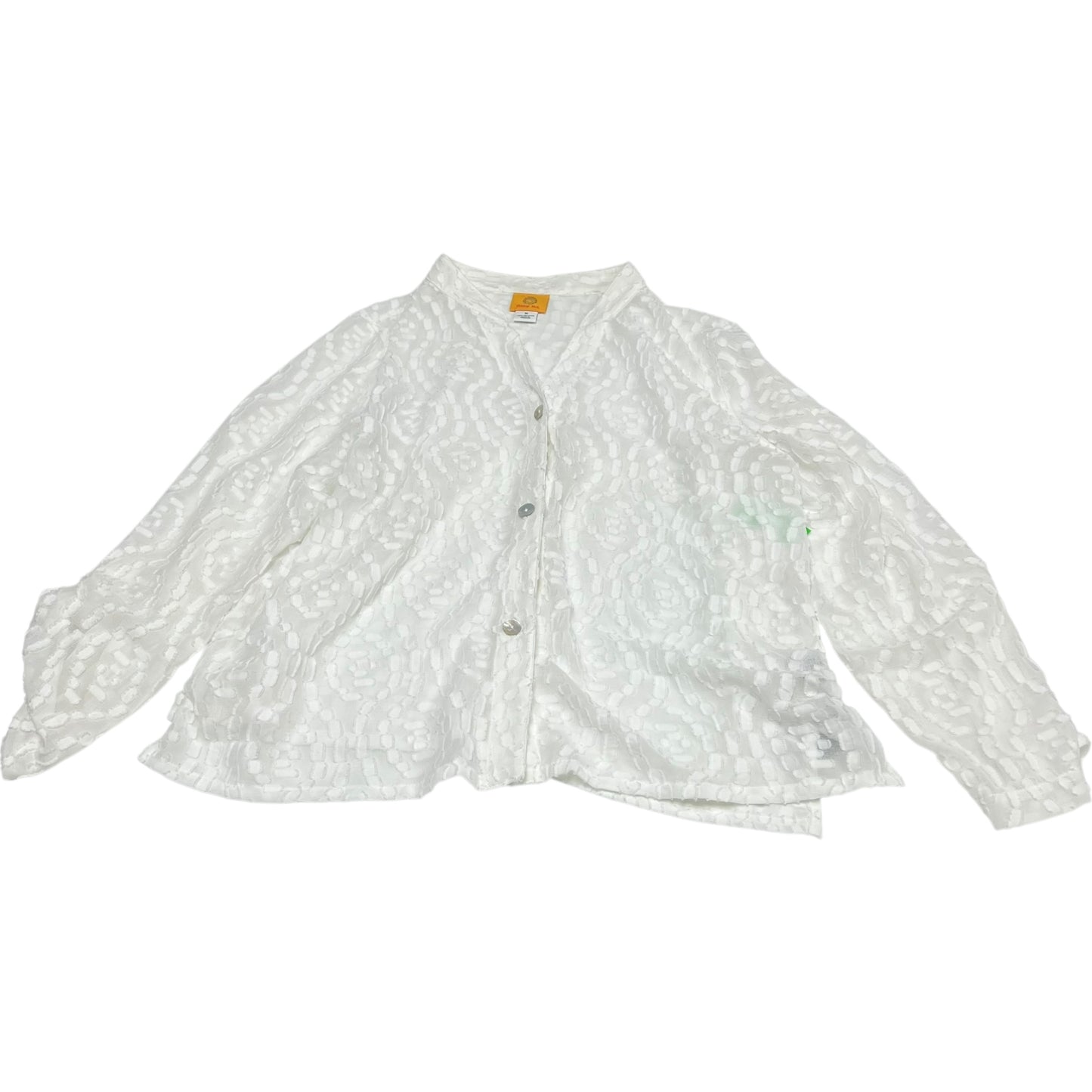 Top Long Sleeve By Ruby Rd In White, Size: Xl