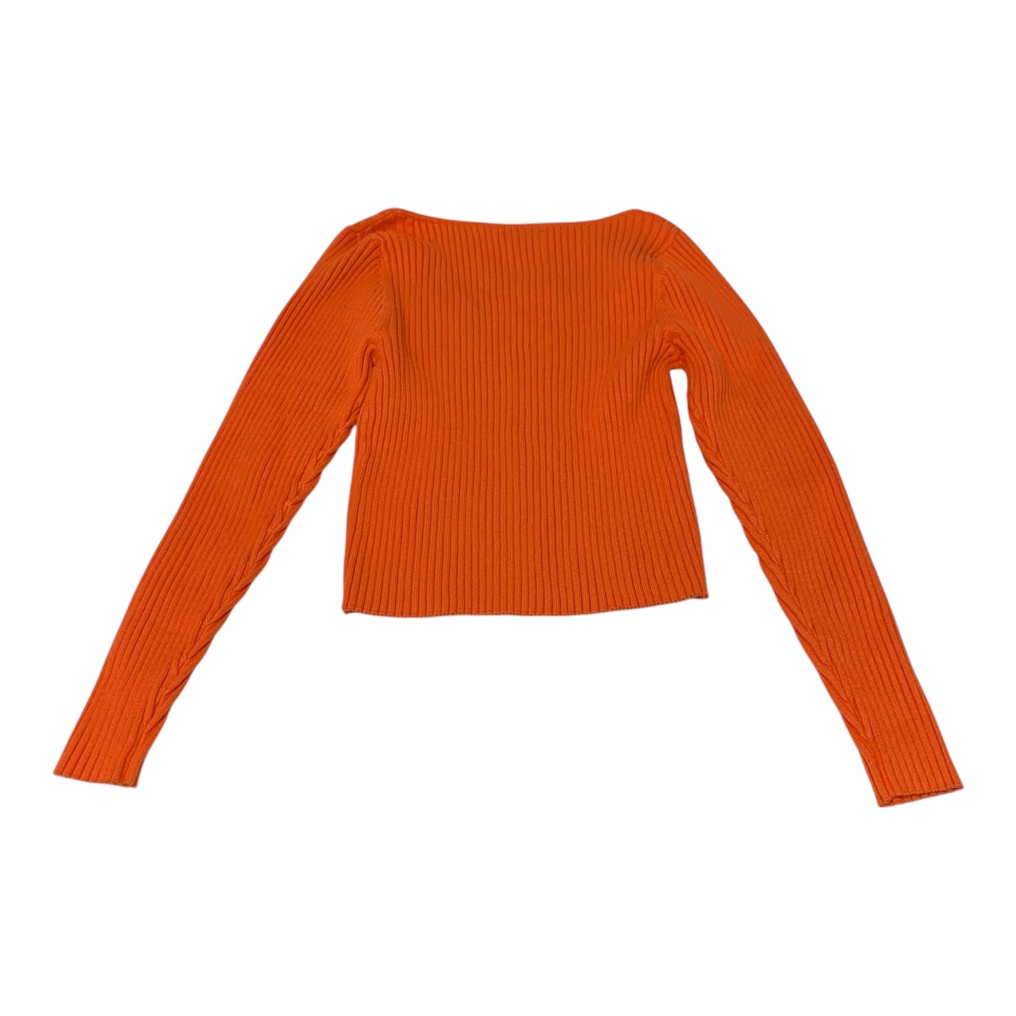 Top Long Sleeve By The Frolic In Orange, Size: L