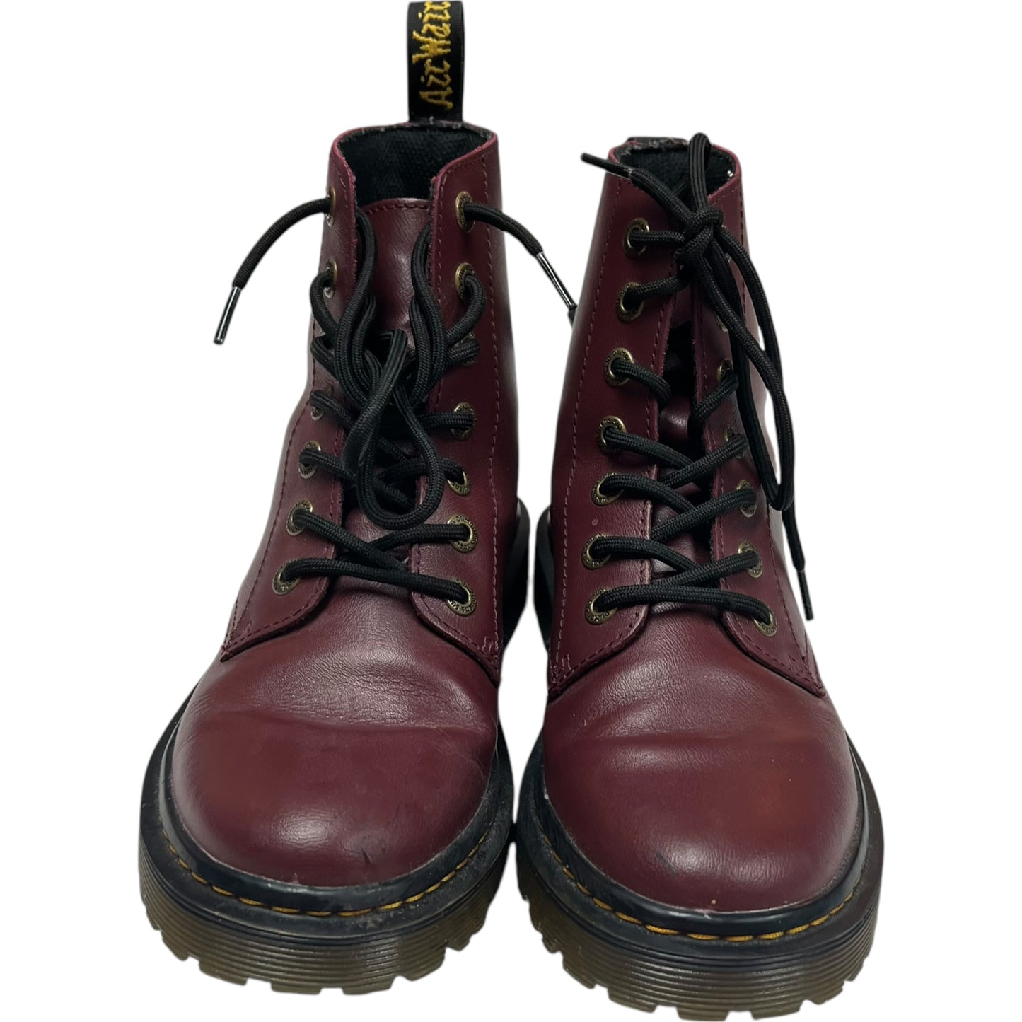 Boots Combat By Dr Martens In Red, Size: 7