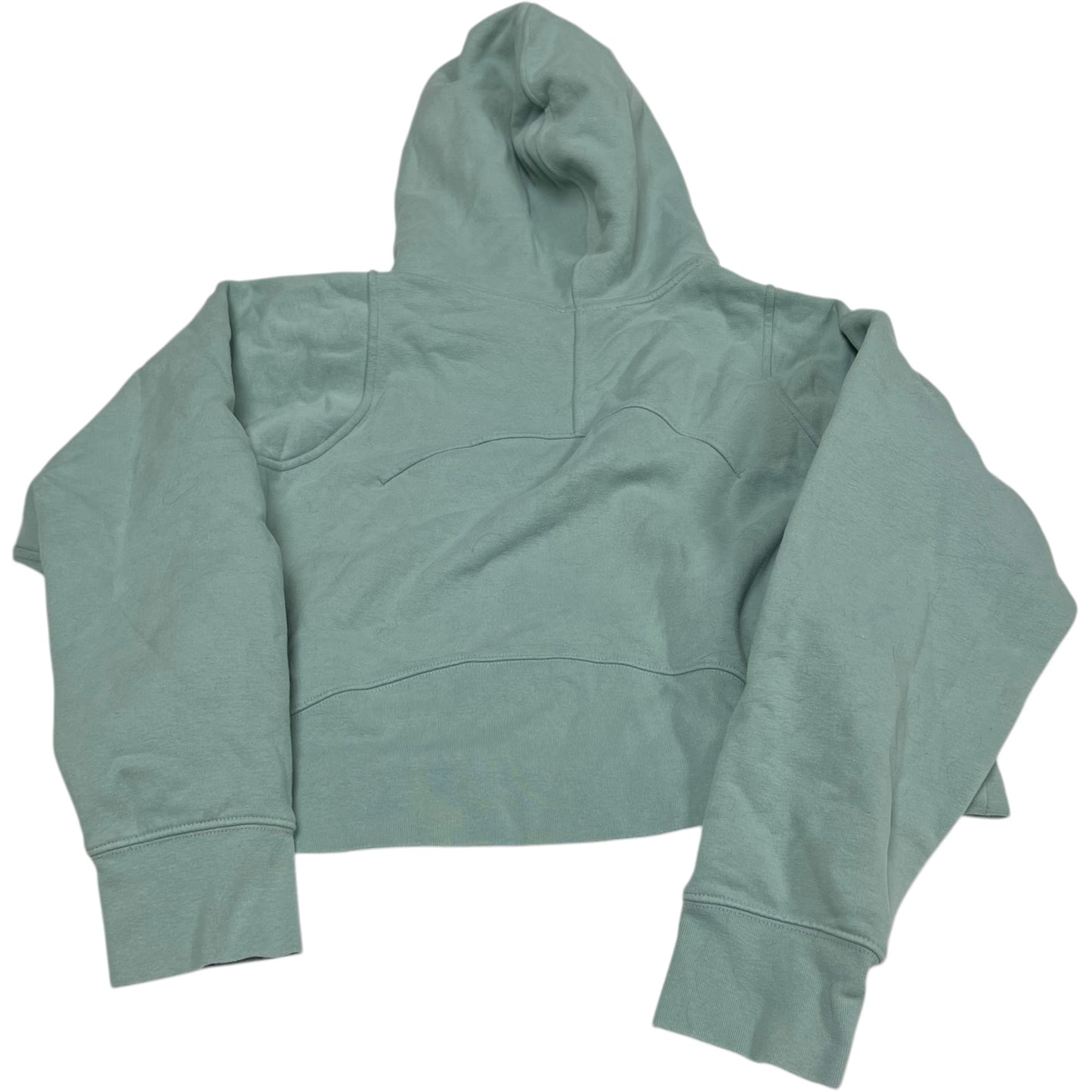 Athletic Sweatshirt Hoodie By Lululemon In Green, Size: S