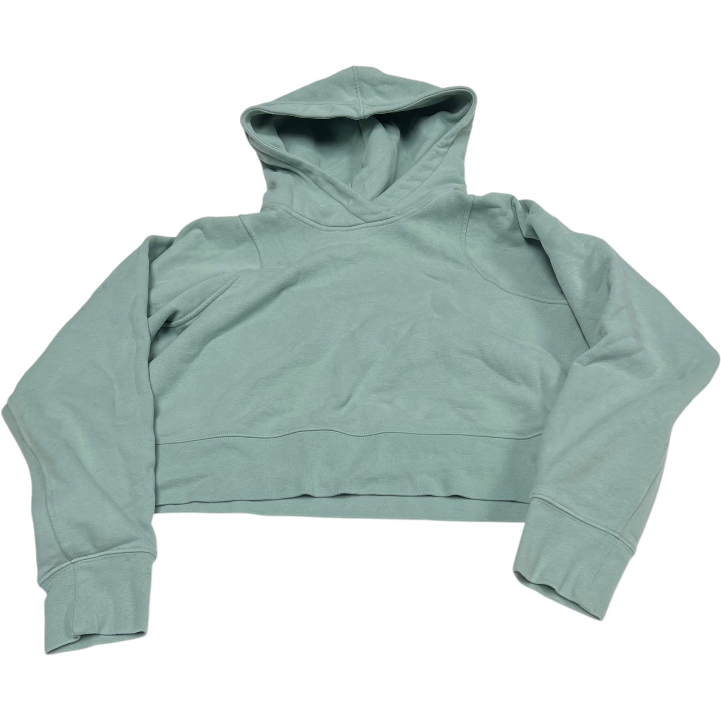 Athletic Sweatshirt Hoodie By Lululemon In Green, Size: S