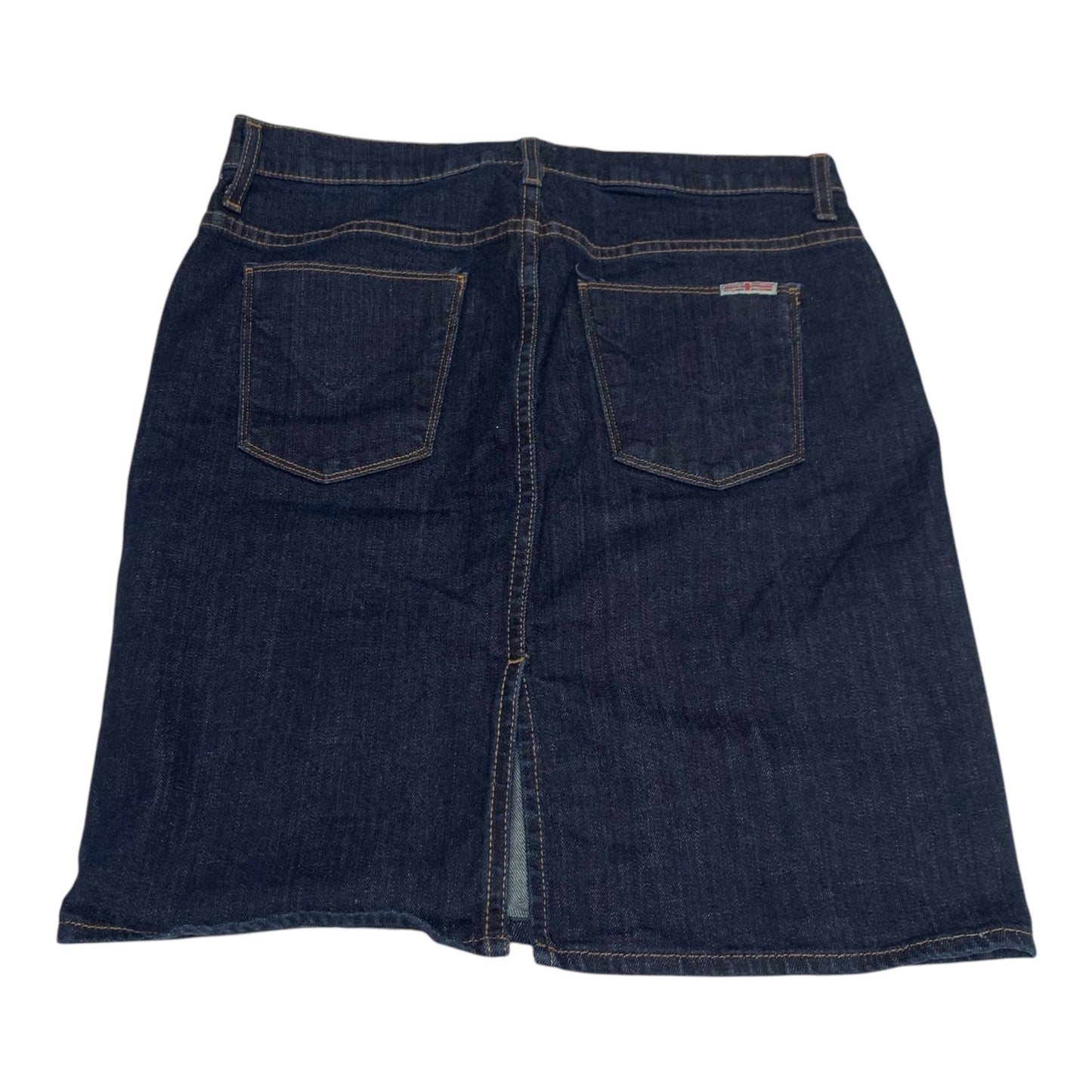 Skirt Mini & Short By Hudson In Blue Denim, Size: S