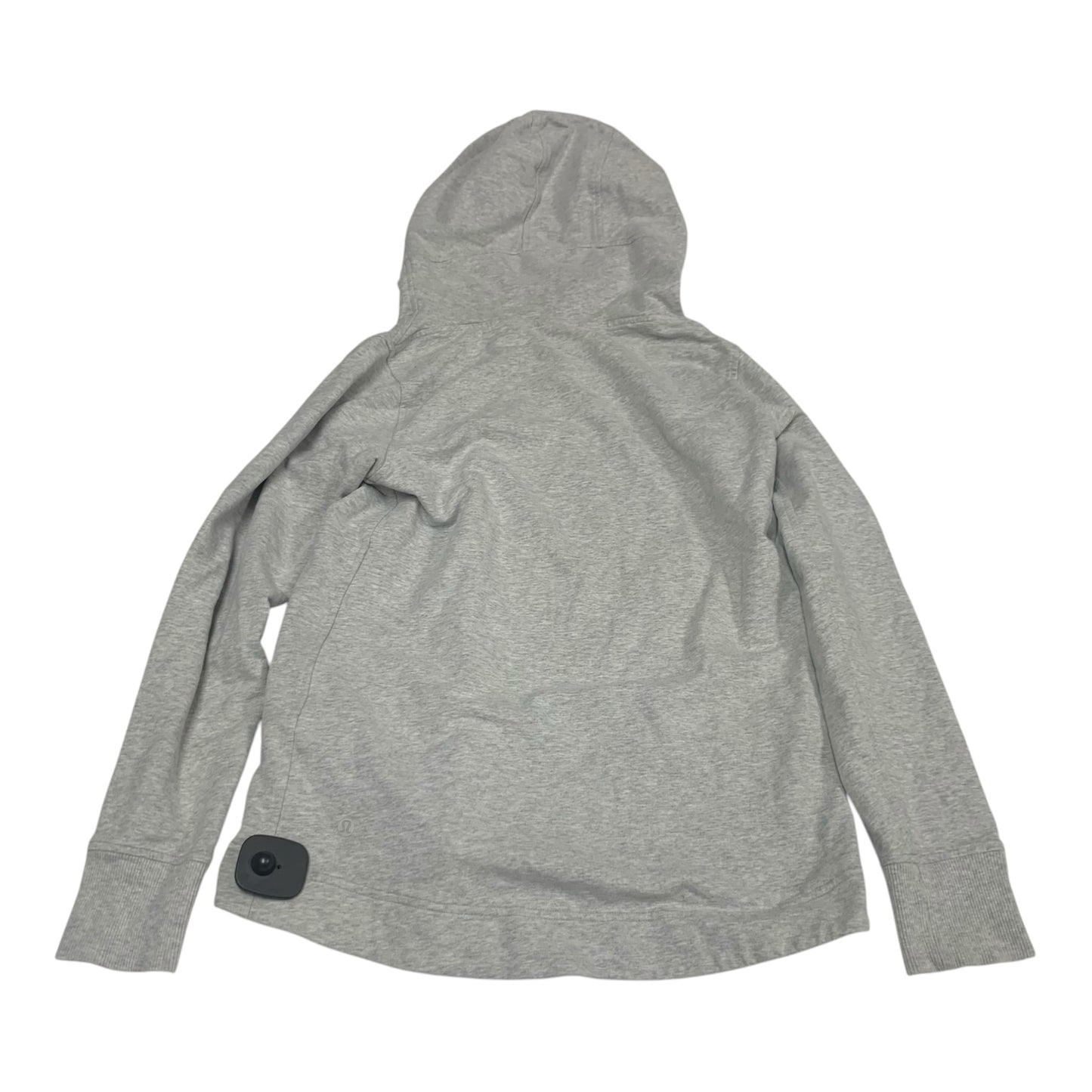 Athletic Sweatshirt Hoodie By Lululemon In Grey, Size: S