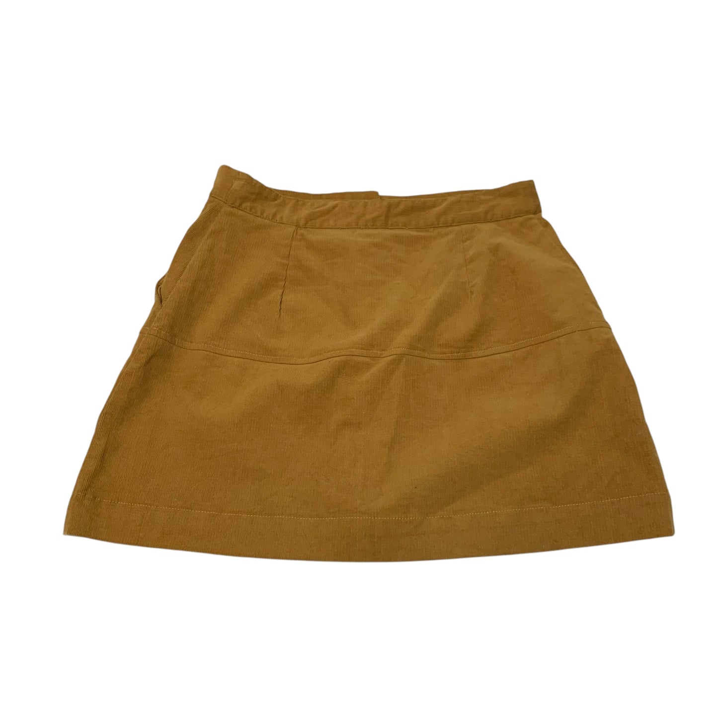 Skirt Mini & Short By Fashion On Earth In Yellow, Size: M