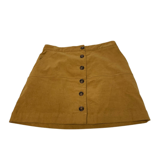 Skirt Mini & Short By Fashion On Earth In Yellow, Size: M