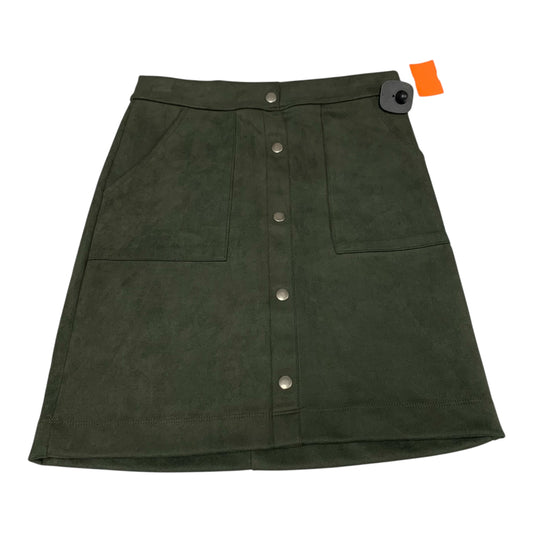 Skirt Mini & Short By Potters Pot In Green, Size: S